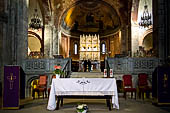 Pavia, San Pietro in Ciel d'Oro. L'Arca di S. Agostino nel presbiterio. 